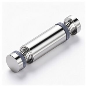 Stainless Steel Double‑Head Standoff Screws, Glass Spacers for Sign & Curtain Wall Installation
