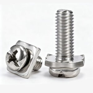 Phillips two-piece screw with square washer M3-M5