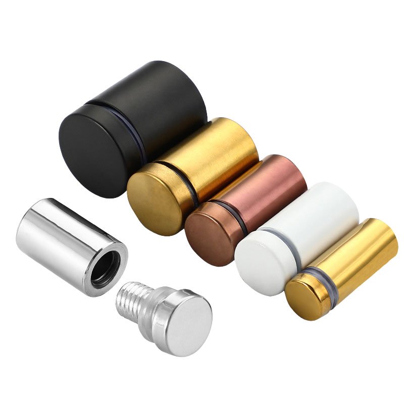 Gold Stainless Steel Glass Standoff Screw - Image 2