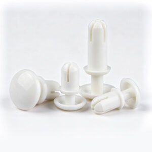 White Nylon Snap Rivets R2024-R6080 Push-in Plastic Rivets Wholesale