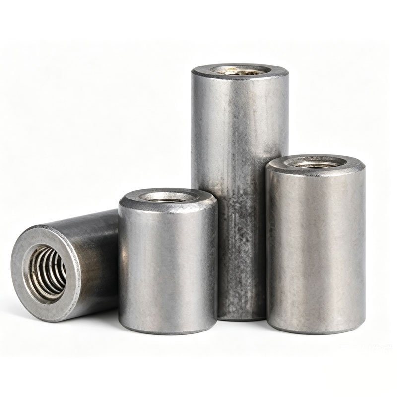carbon steel round coupling nut M12-M45