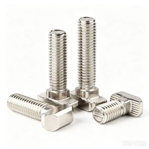 Nickel-Plated T-Bolt M5-M8 for Aluminum Profile | Industrial Fastener