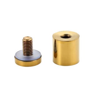 Gold Stainless Steel Glass Standoff Screw