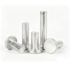 Aluminum Flat Head Solid Rivets Φ2-Φ8, Aluminum Alloy Round Head Solid Rivets