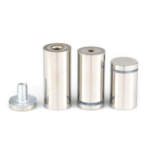 Mirror Polished Stainless Steel Standoff Screws, Glass Sign Spacer Fasteners