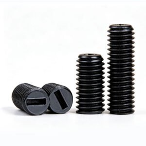 Black Nylon Slotted Set Screws M3-M6 Headless Slotted Grub Screws
