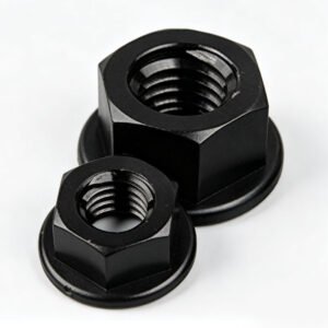 Black Nylon Flange Hex Nuts M3-M12 Insulation Plastic Flange Nuts