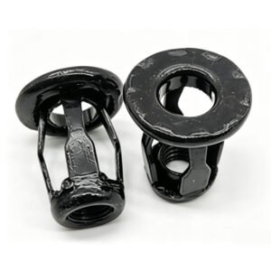 black zinc carbon steel petal cage nut M4-M8