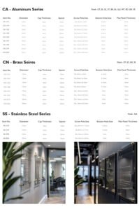 Flat Top Sign Standoffs | Advertising Nail Fitting Decorative Glass, Multi-Size Stainless Steel Brass Aluminum Sign Standoff
****