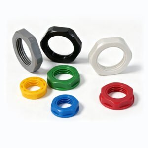 Custom Non‑Standard Plastic Hex Lock Nut | Multi‑Color Nylon Thin Nut For Cable Gland‑OEM Plastic Fastener Factory